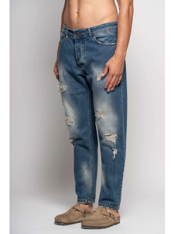 DARK BROKEN ZR JEANS