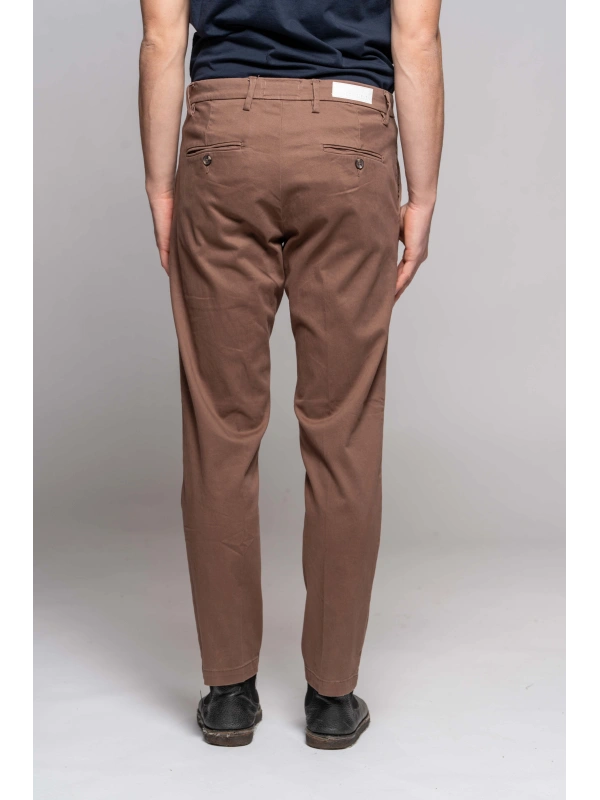 SATIN CHINO PANTS