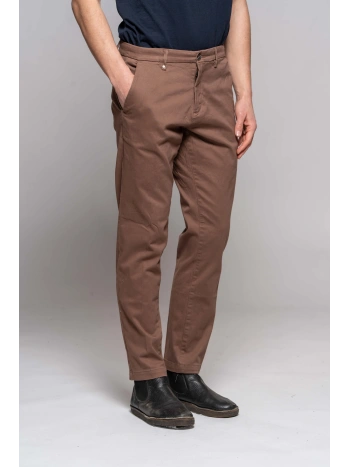 SATIN CHINO PANTS