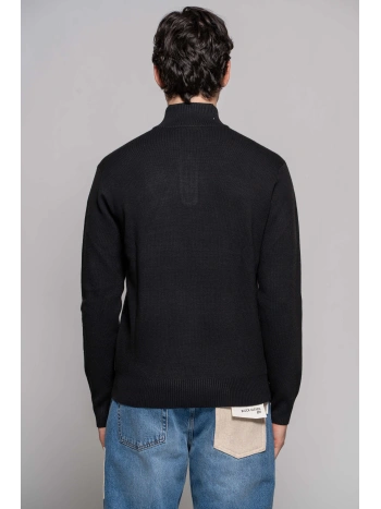LUPETTO MEZZA ZIP PUNTO MILANO BLU NAVY