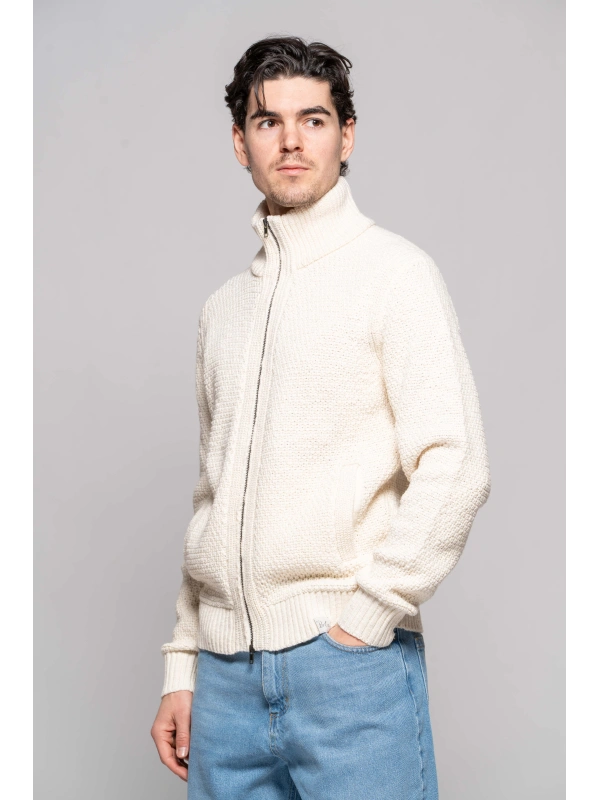SLUB ZIP JACKET