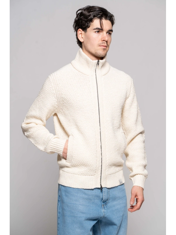 SLUB ZIP JACKET