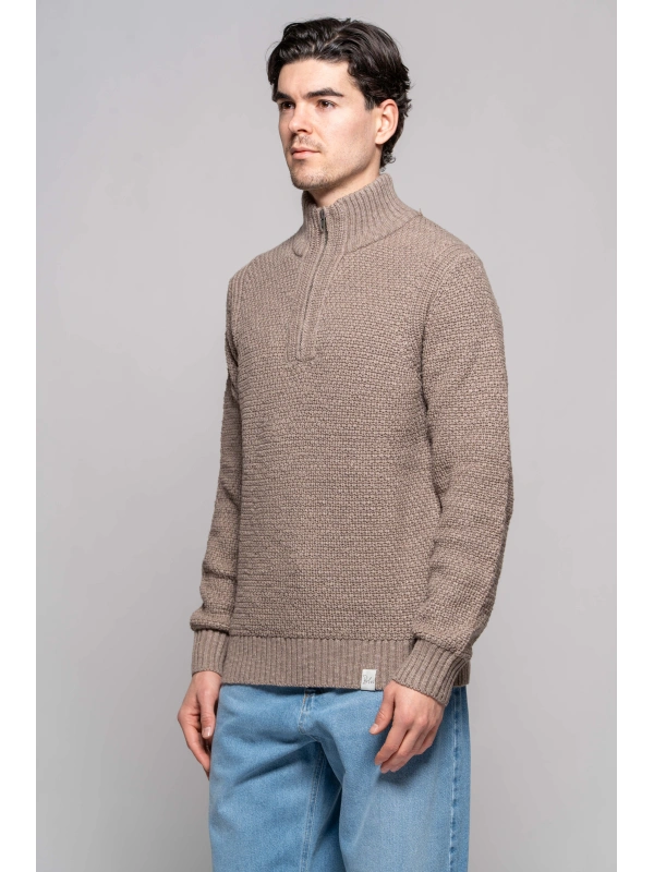 LUPO ZIP SLUB NOTTE