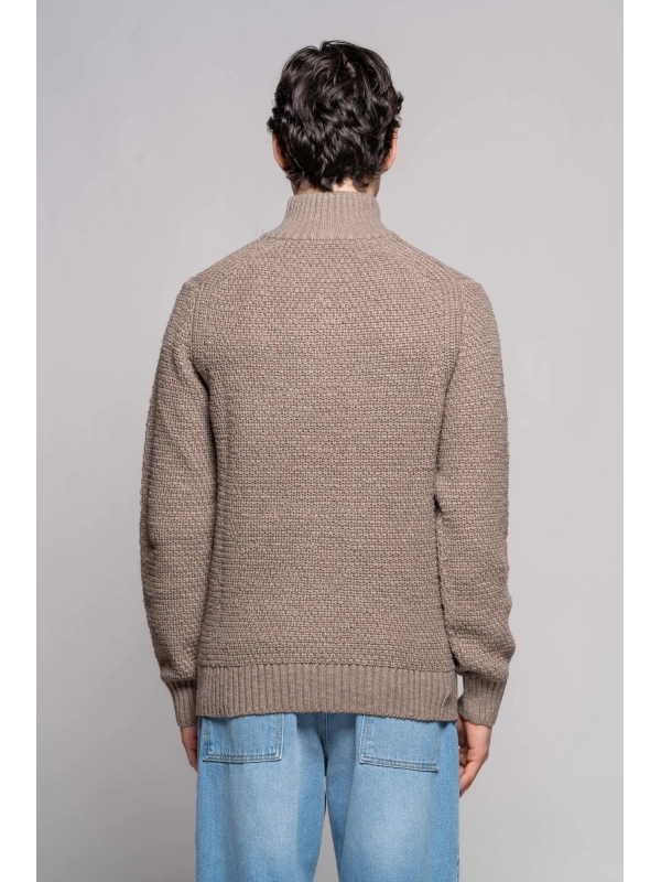 LUPO ZIP SLUB NOTTE