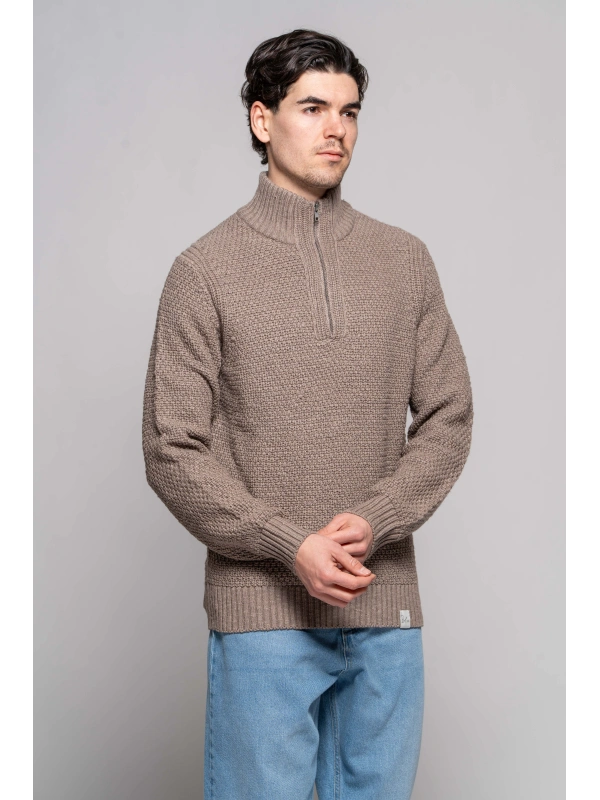 LUPO ZIP SLUB NOTTE
