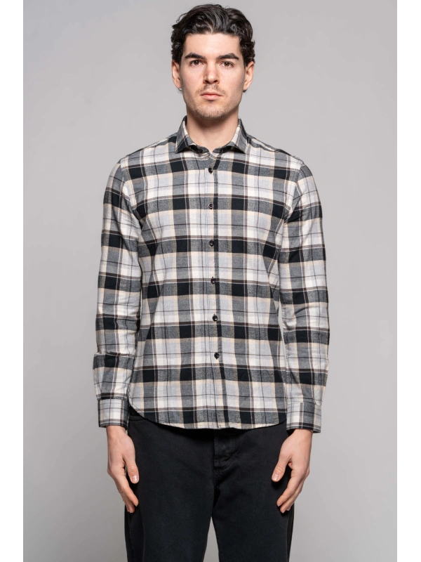 CHECK FLANNEL SHIRT