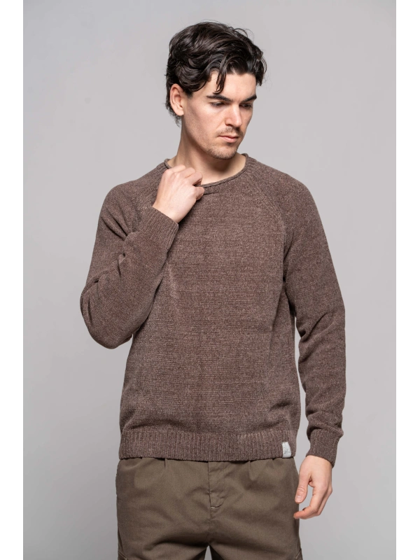 MAGLIA GIRO CINIGLIA TORTORA