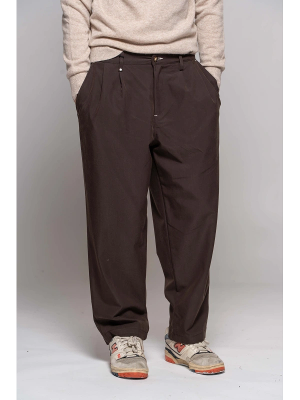 PANTALONE JAPAN DOPPIA PENCE FONDENTE