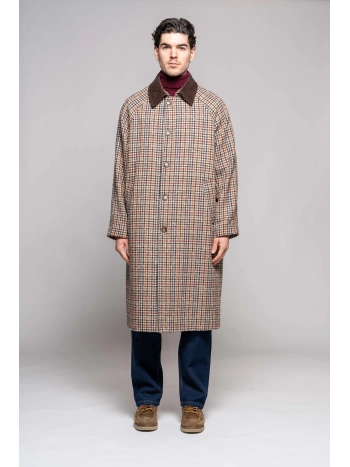OVER COAT P.DE POULE COLLAR VELVET
