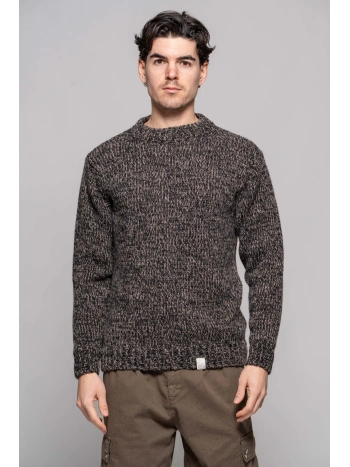 MELANGE CREW NECK SWEATER