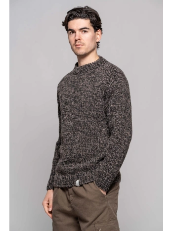 MELANGE CREW NECK SWEATER