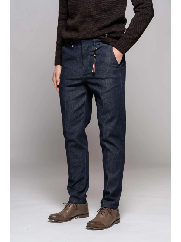 CHINO DENIM BLU 2