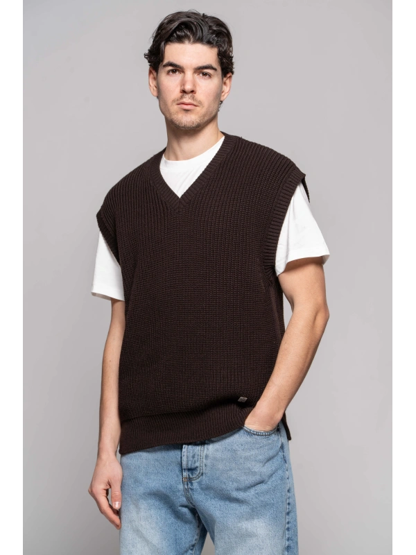 MAGLIA GILET SCOLLO V