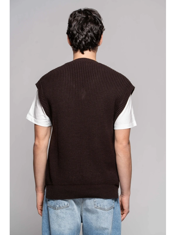 MAGLIA GILET SCOLLO V