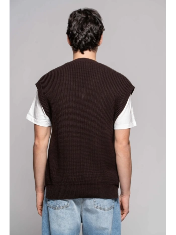 MAGLIA GILET SCOLLO V