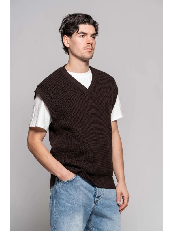 MAGLIA GILET SCOLLO V