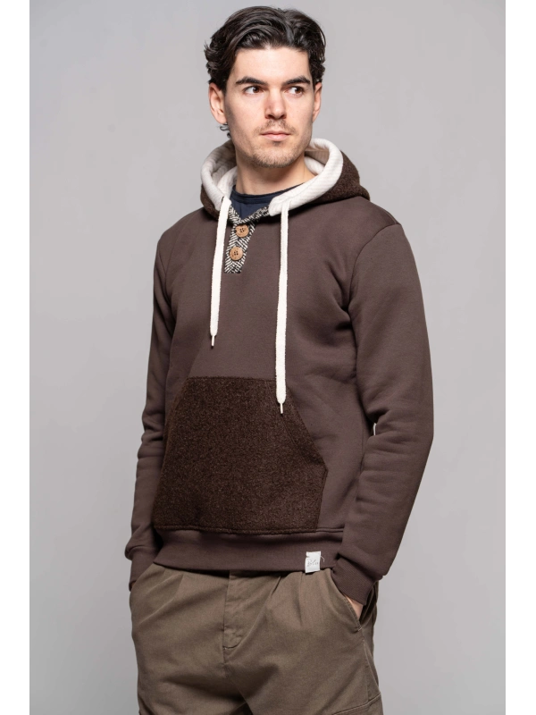 SWEATSHIRT WITH BUTTONS