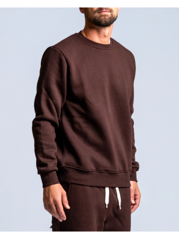 BASIC CREW NECK SWEATSHIRT