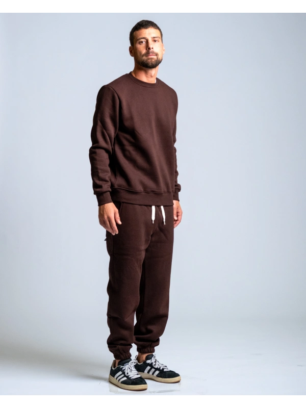 BASIC CREW NECK SWEATSHIRT