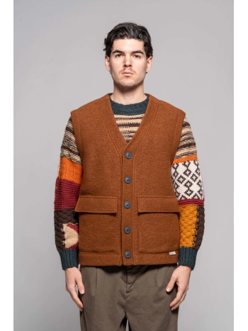 GILET LANA COTTA