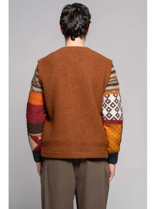 GILET LANA COTTA
