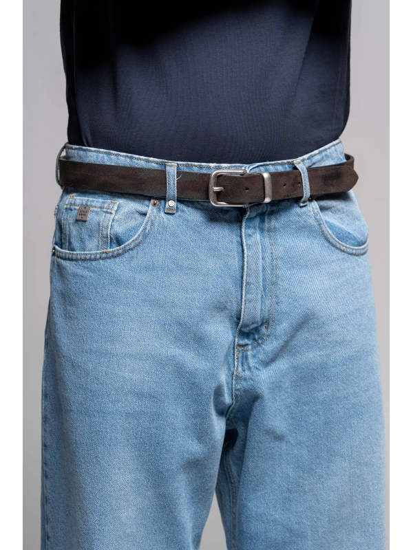 DIRTY SUEDE BELT
