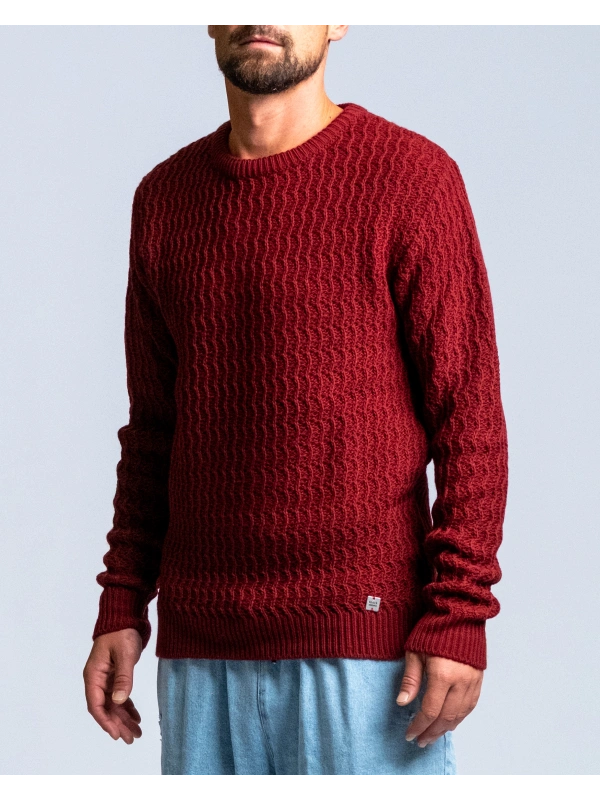MICRO BRAID SWEATER