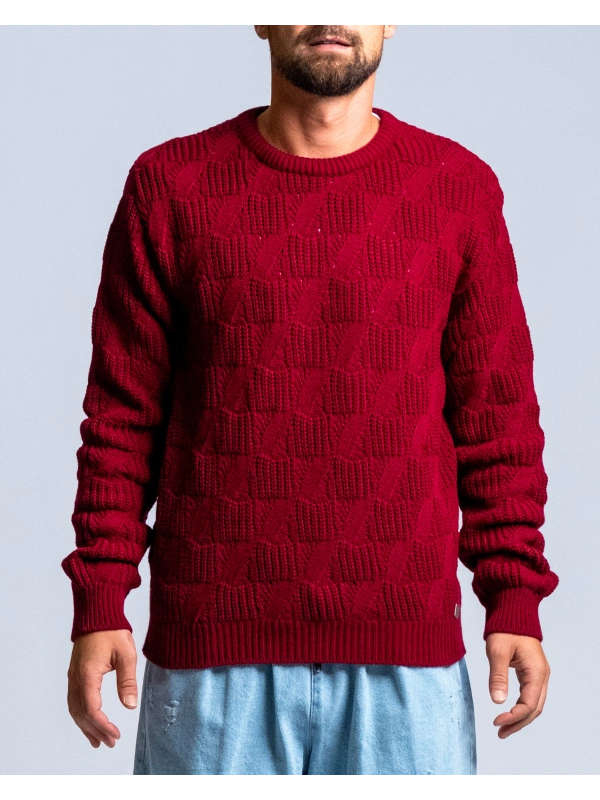 ENGLISH RIB BRAID SWEATER