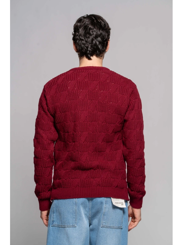 MAGLIA TRECCIA COSTA INGLESE MARRONE MEL