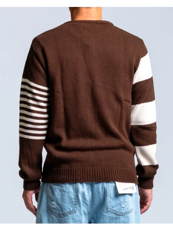 MAGLIA RIGATA BLU NOTTE/VERDE GUCCI