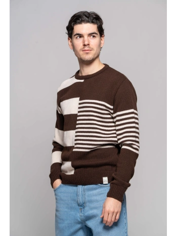 MAGLIA RIGATA BLU NOTTE/VERDE GUCCI