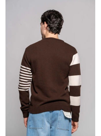 MAGLIA RIGATA BLU NOTTE/VERDE GUCCI