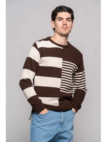 MAGLIA RIGATA BLU NOTTE/VERDE GUCCI