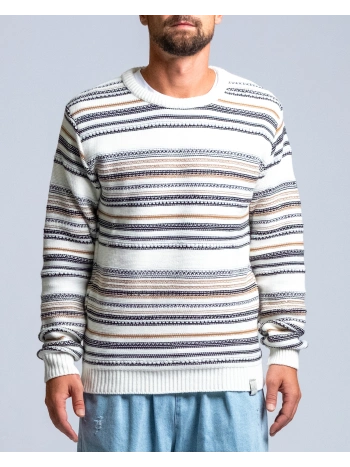 MAGLIA RIGA JAQUARD PANNA