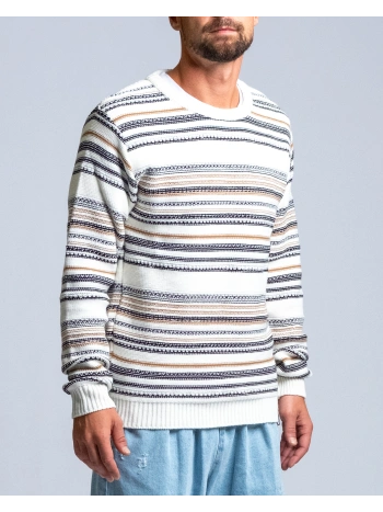 MAGLIA RIGA JAQUARD PANNA