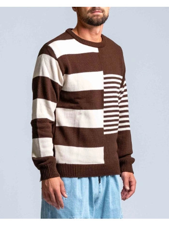 MAGLIA RIGA JAQUARD PANNA