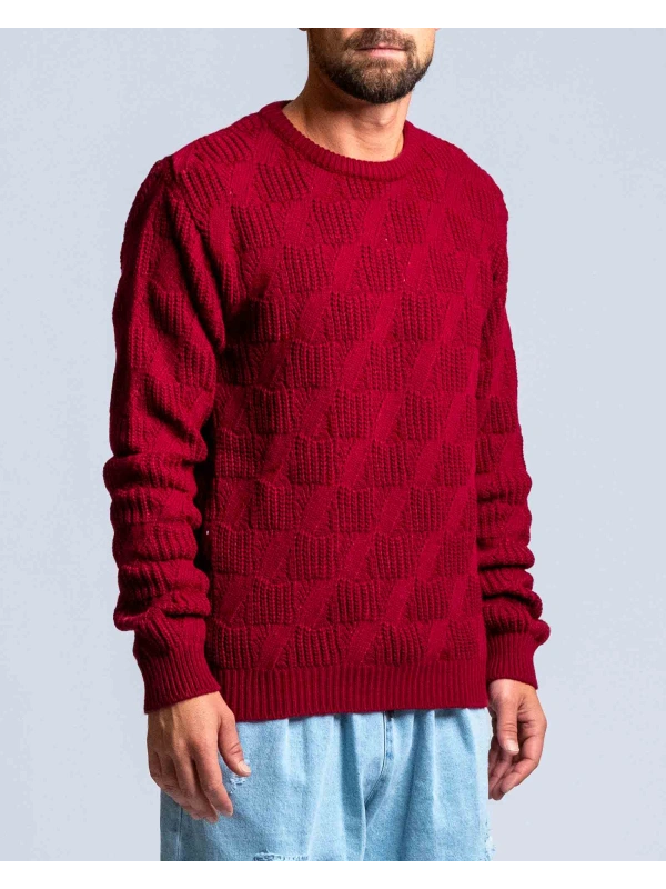 JACQUARD STRIPED SWEATER