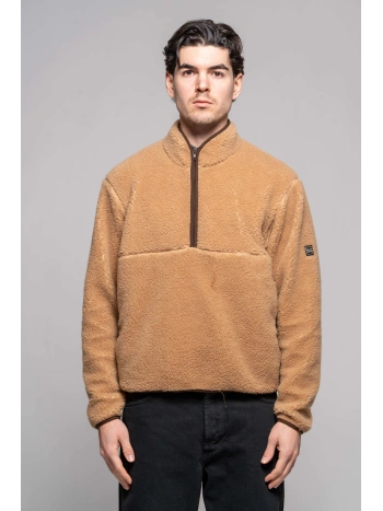 HALF-ZIP TEDDY JACKET