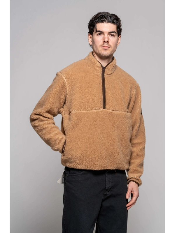 HALF-ZIP TEDDY JACKET