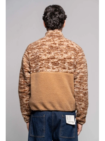 Half and Half Teddy Jacket