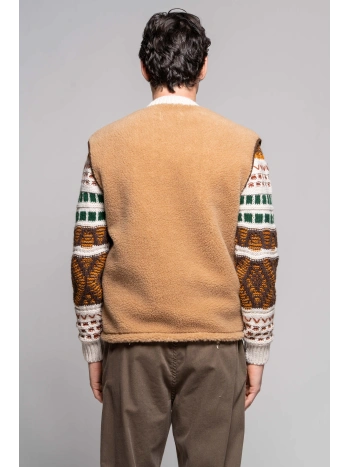 GILET TEDDY MEZZA ZIP