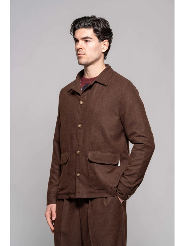 OVERSHIRT LANA VISCOSA