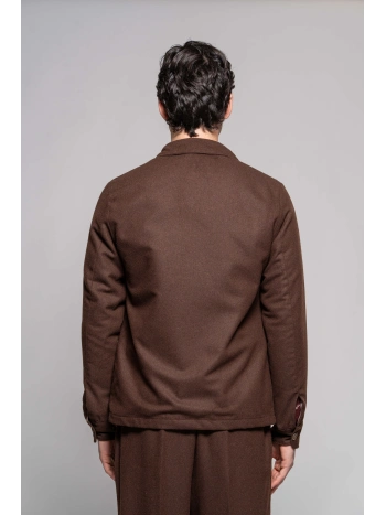 VISCOSE WOOL OVERSHIRT