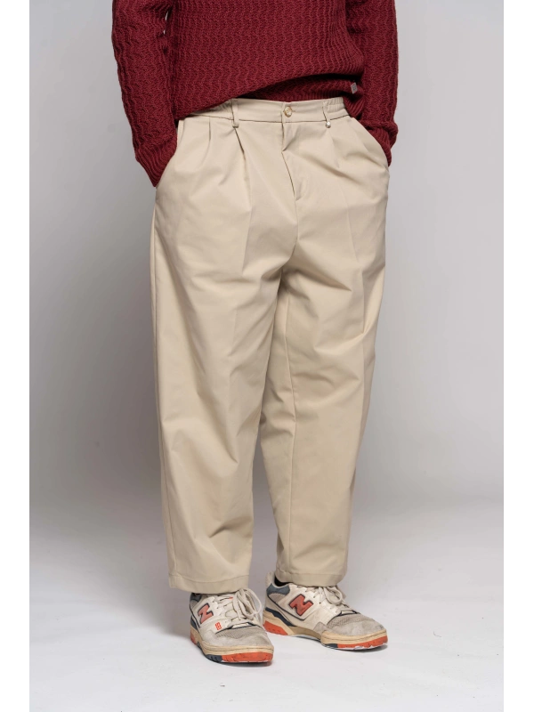 PANT.DOPPIA PENCE SABBIA