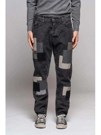 JEANS PATCH BLACK