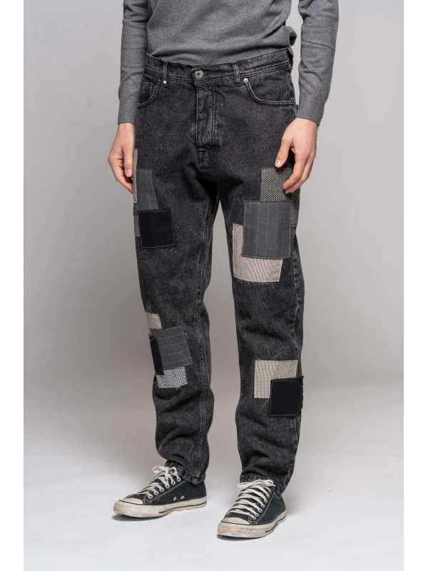JEANS PATCH BLACK 2