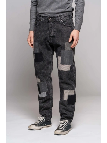JEANS PATCH BLACK