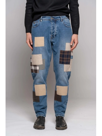 JEANS PATCH CHIARO