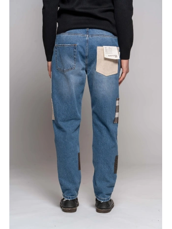 JEANS PATCH CHIARO