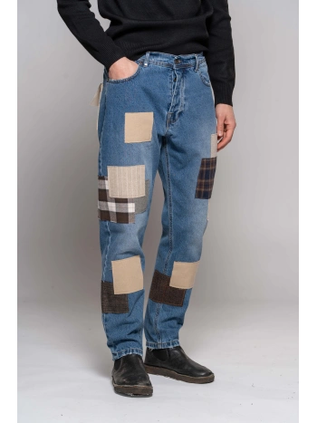 JEANS PATCH CHIARO